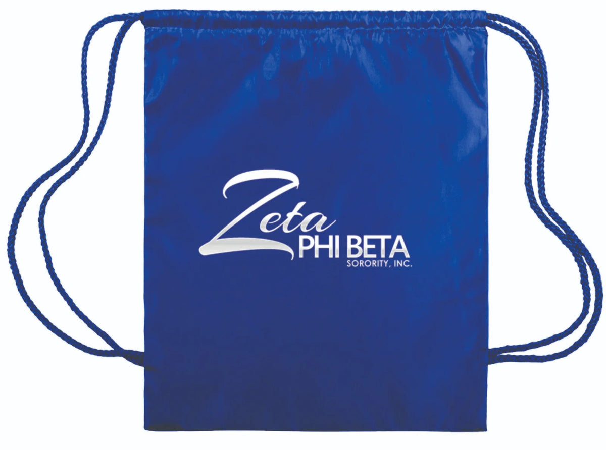 Zeta Phi Beta Drawstring Shoe Bag