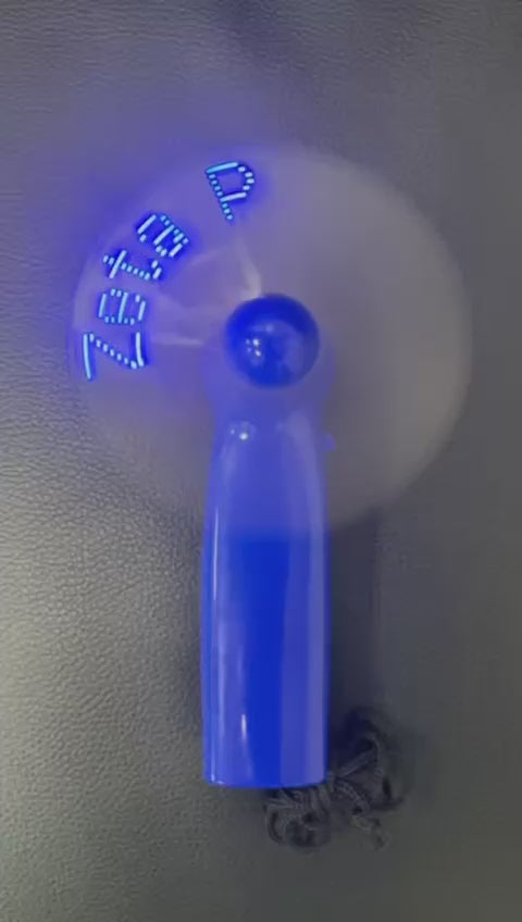 Zeta Phi Beta LED Portable fan - "Finer Since 1920"